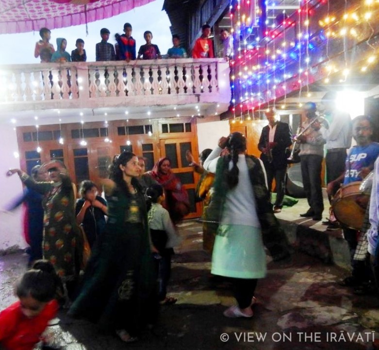 gaddi dancing at a marriage.